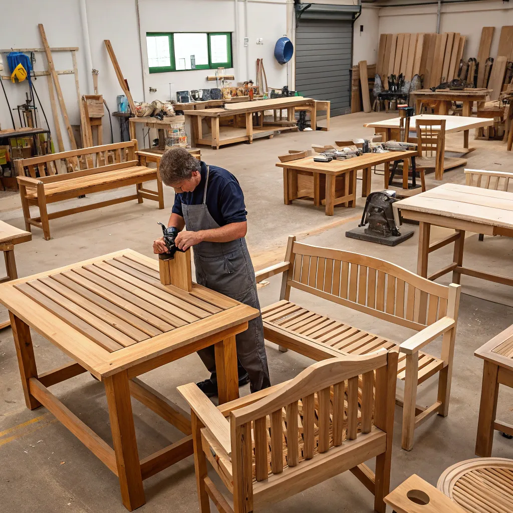 Garden furniture crafting