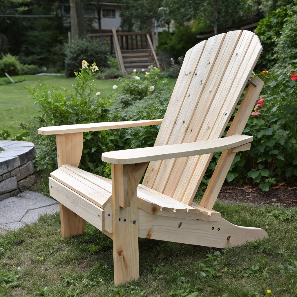 James's completed Adirondack chair